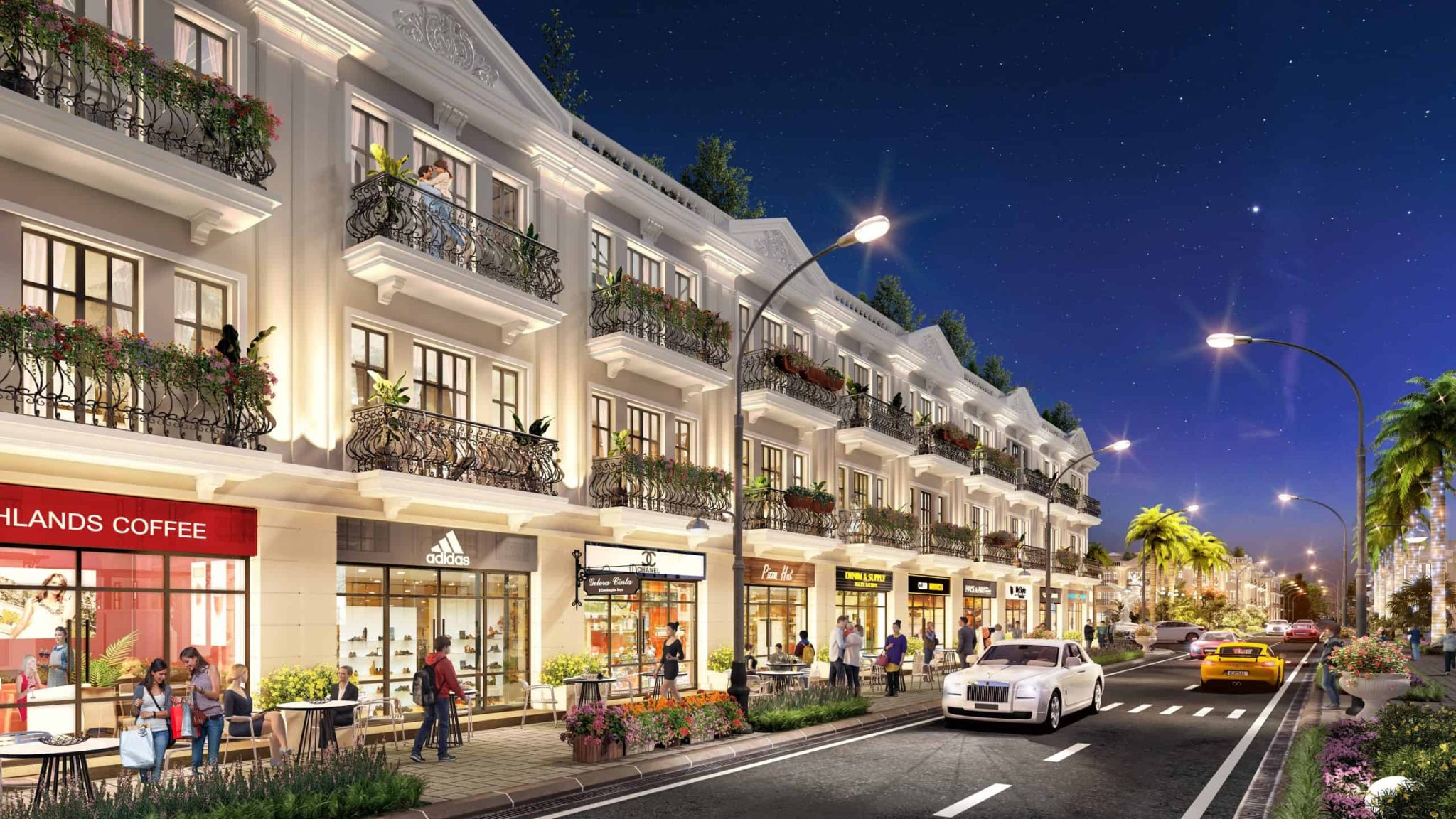 Mẫu nhà liền kề - shop house dự án CEOhomes Hana Garden Mê Linh
