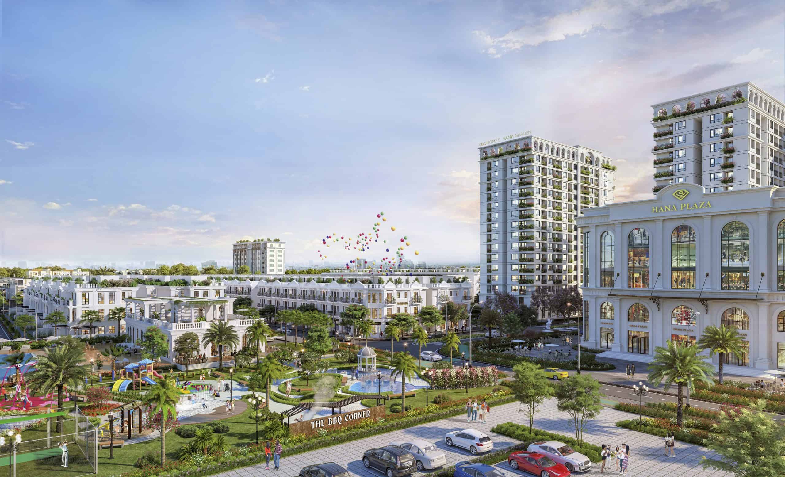 Tiện ích trung tâm thương mại tại CEOhomes Hana Garden